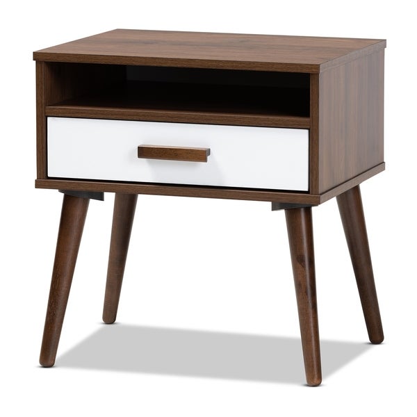 Carson Carrington Uljeberg Mid-century Modern 1-drawer Wood End Table