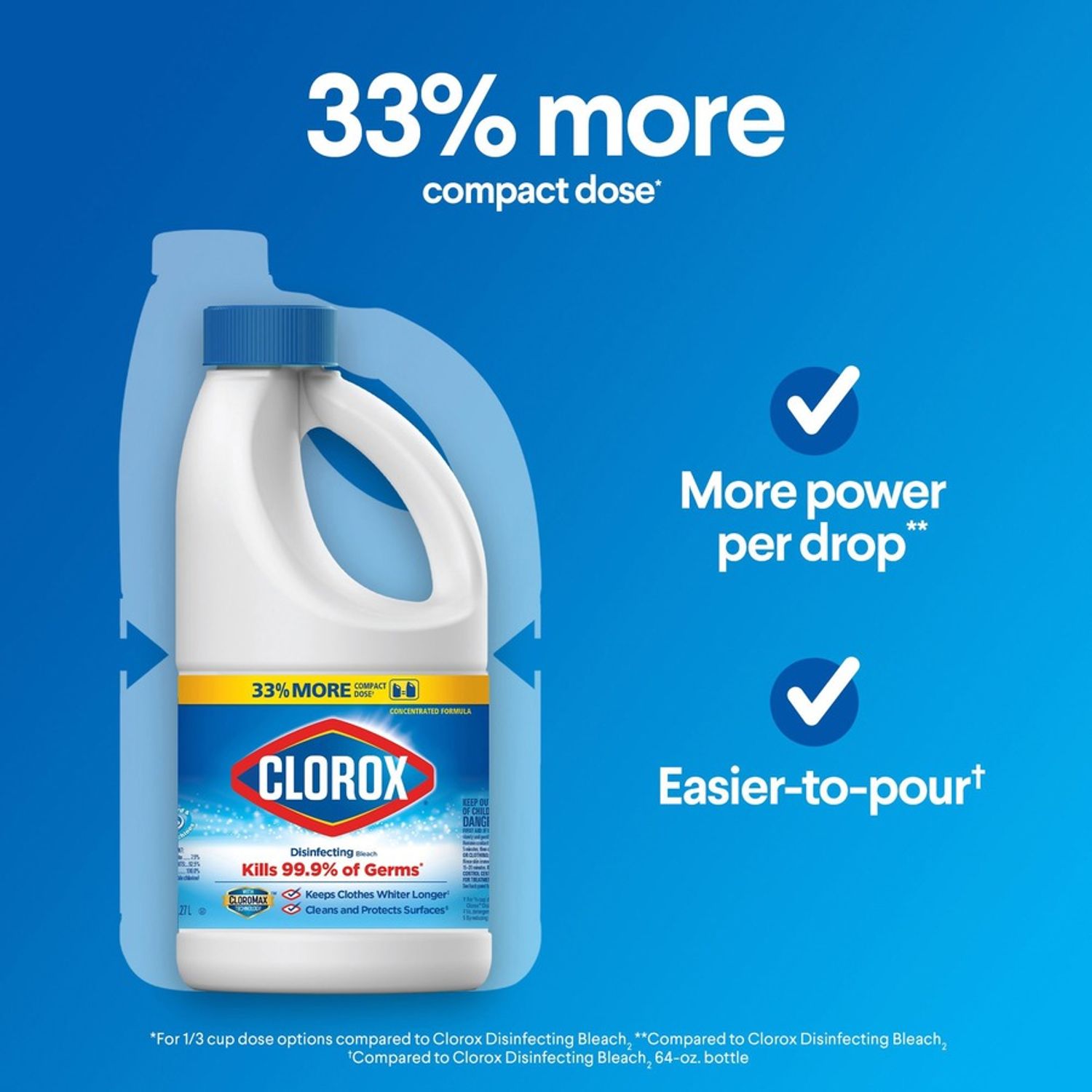 Disinfecting Bleach - Regular by The Clorox Company CLO32260CT