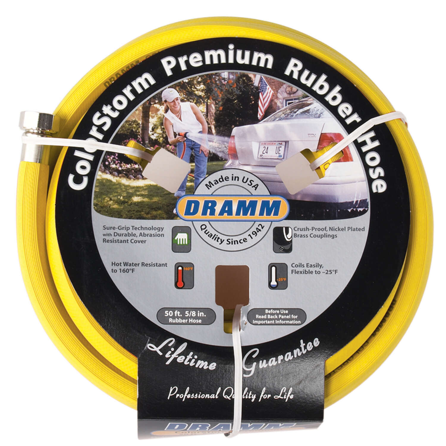 Dramm ColorStorm 5/8 in. D X 50 ft. L Heavy Duty Premium Grade Garden Hose