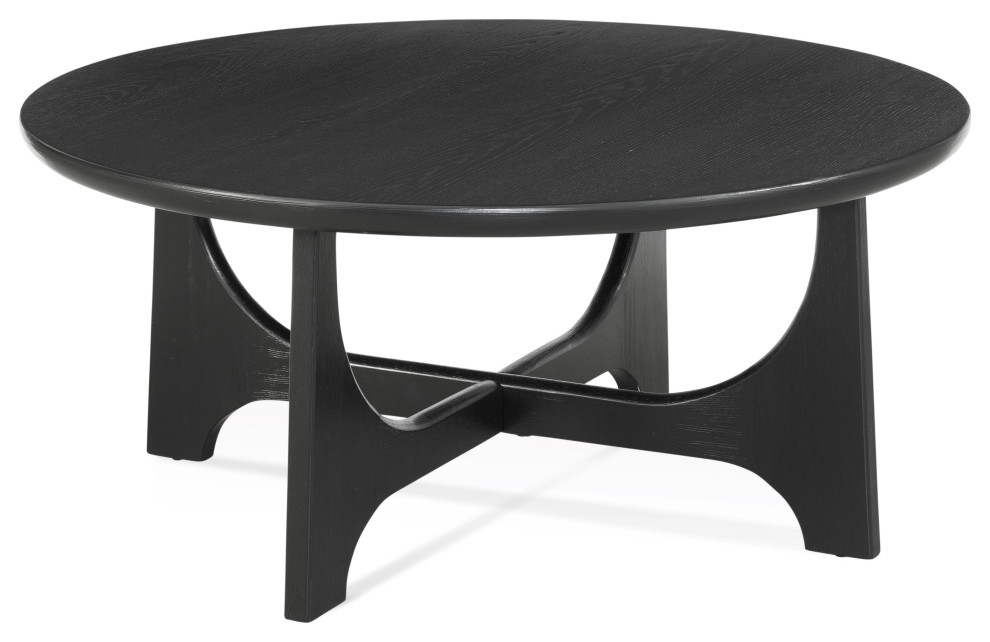 Dunnigan Round Cocktail Table   Transitional   Coffee Tables   by BASSETT MIRROR CO.  Houzz