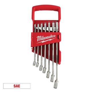 MW 38 in. Drive SAEMetric Ratchet and Socket Mechanics Tool Set with SAEMetric Combination Wrenches (70-Piece) 48-22-9008-48-22-9407-48-22-9507