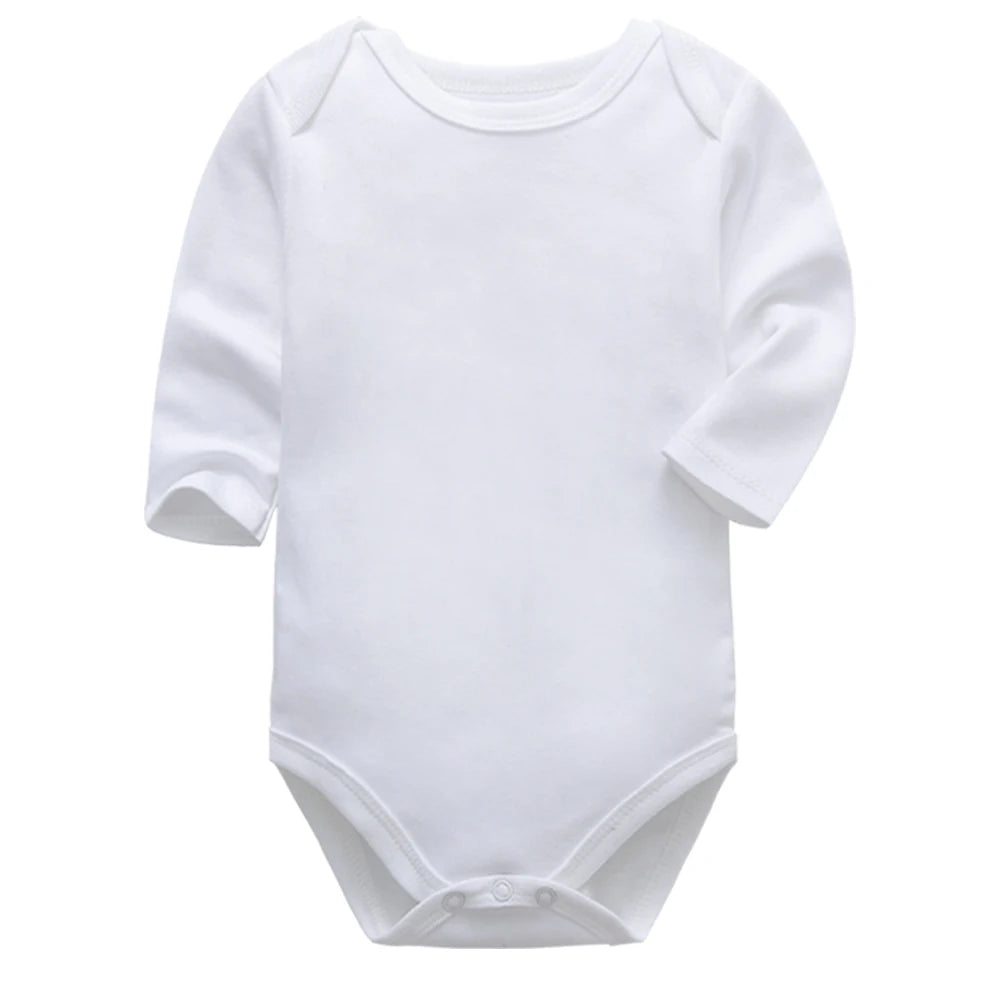 Baby Bodysuit Newborn Babies Clothes Long Sleeve Black Unisex 3 6 9 12 18 24 Months Baby Clothing