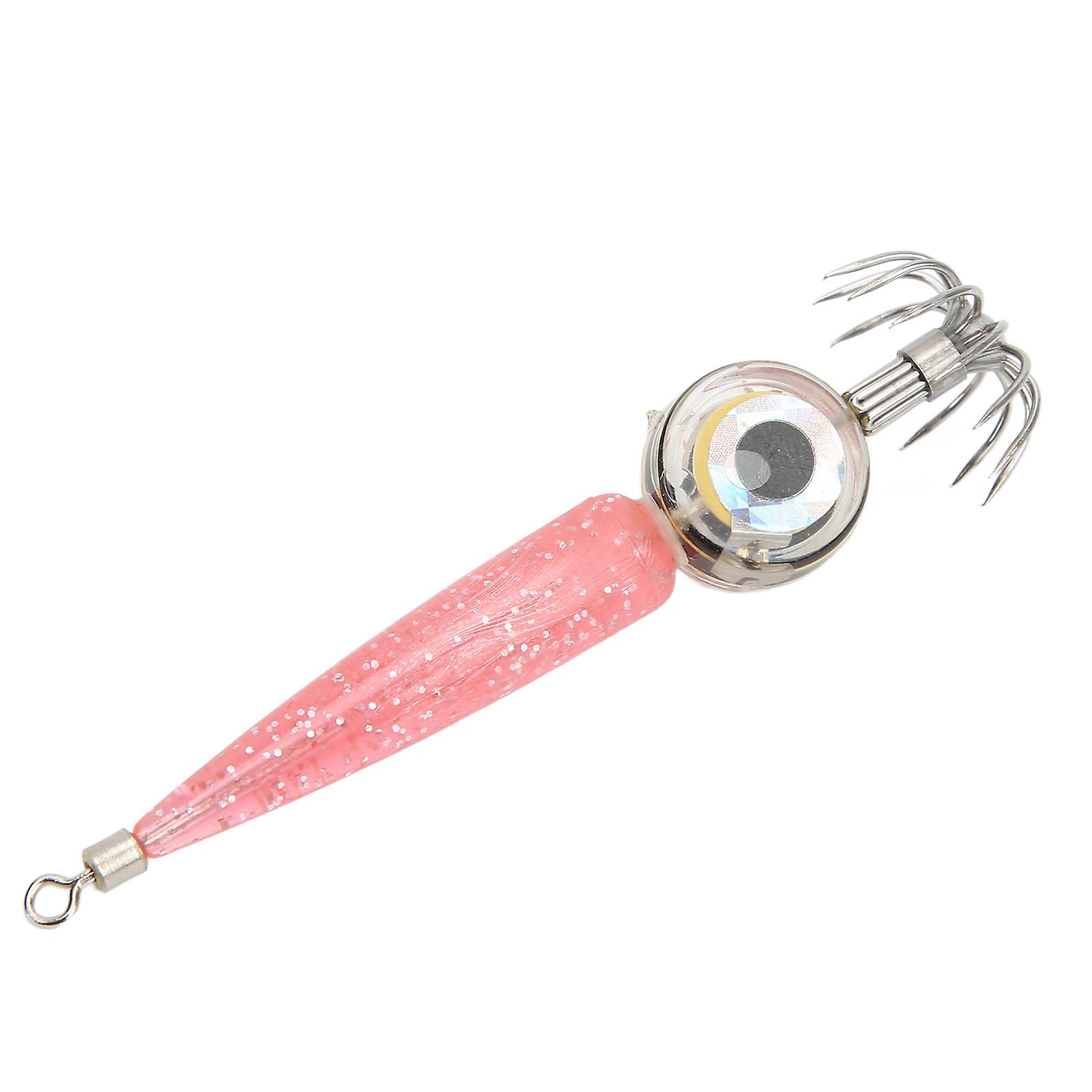 Fish Lure Light Hook Low Power Consumption Led Deep Sea Glowing Fishing Hook For Fishingpink