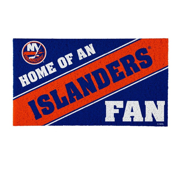 Evergreen New York Islanders Pvc Mat Color