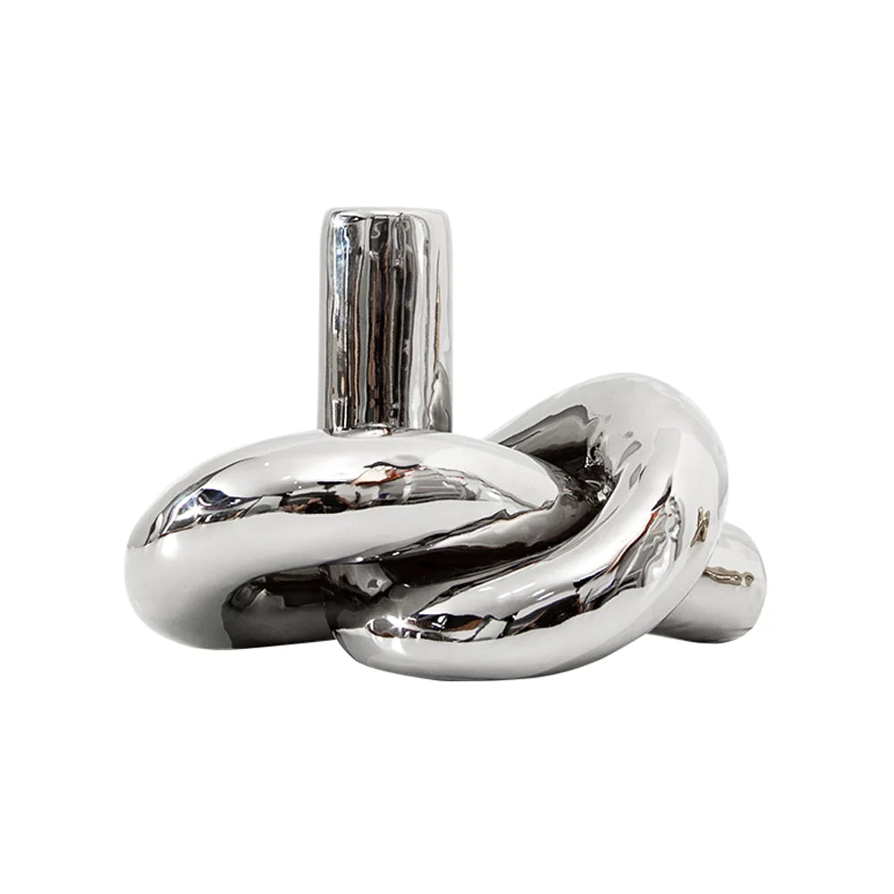 Chrome Ceramic Bud Vase Fa-D21101C