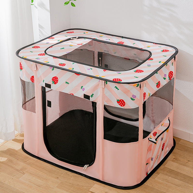 Merkaren Portable Folding Pet Tent Dog House High Quality Durable Dog Fence for Cats Large Outdoor Dog Cage Pet Playpen Cat Delivery Room