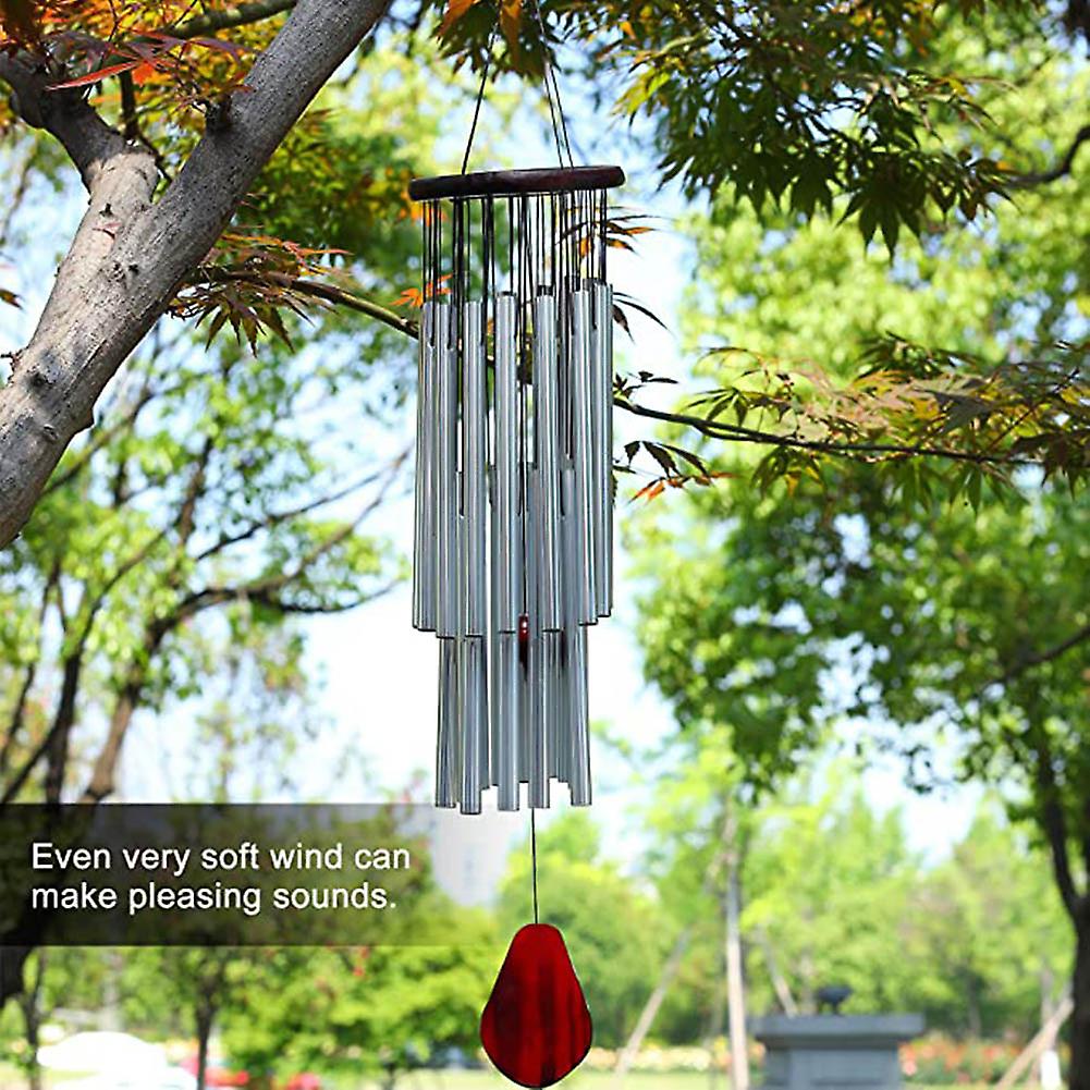 Wind Chimes 27 Tubes Soothing Melodic Tones For Indoor Outdoor Window Yard Decoration New