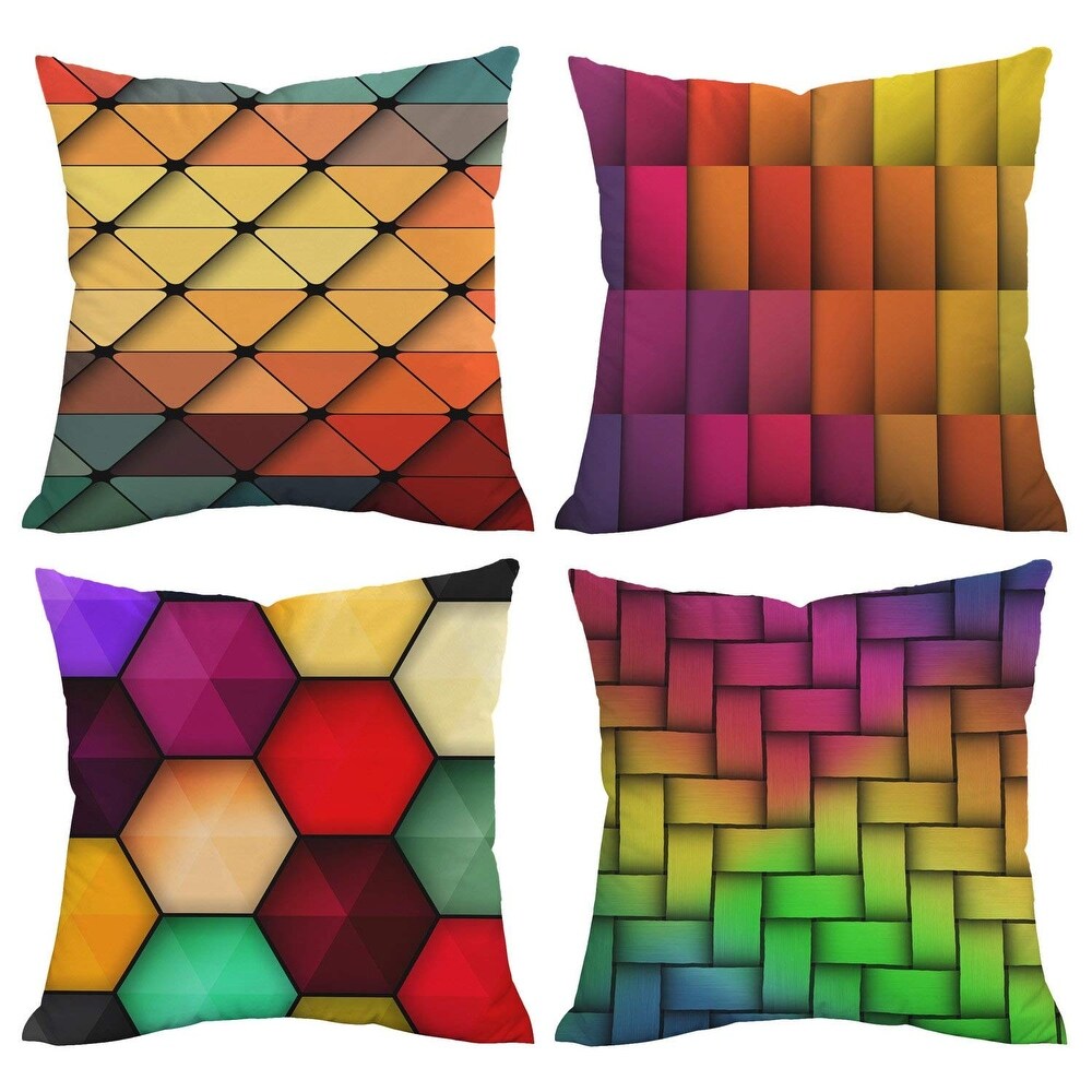 Geometry Pattern Throw Pillow Covers