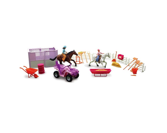 Valley Ranch Horse Playset With ATV SS-37105B