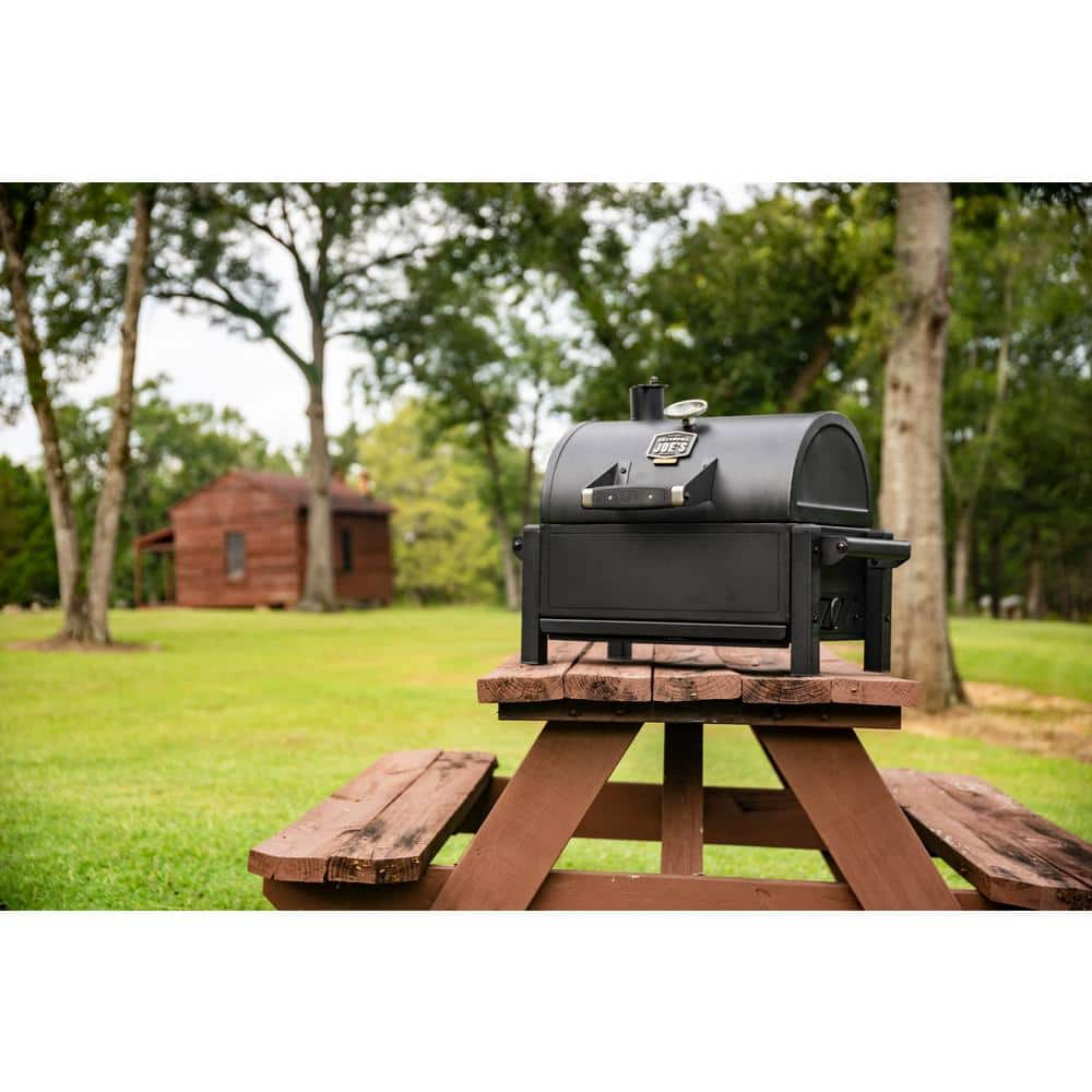 OKLAHOMA JOE'S Rambler Portable Charcoal Grill in Black with 218 sq. in. Cooking Space 19402088