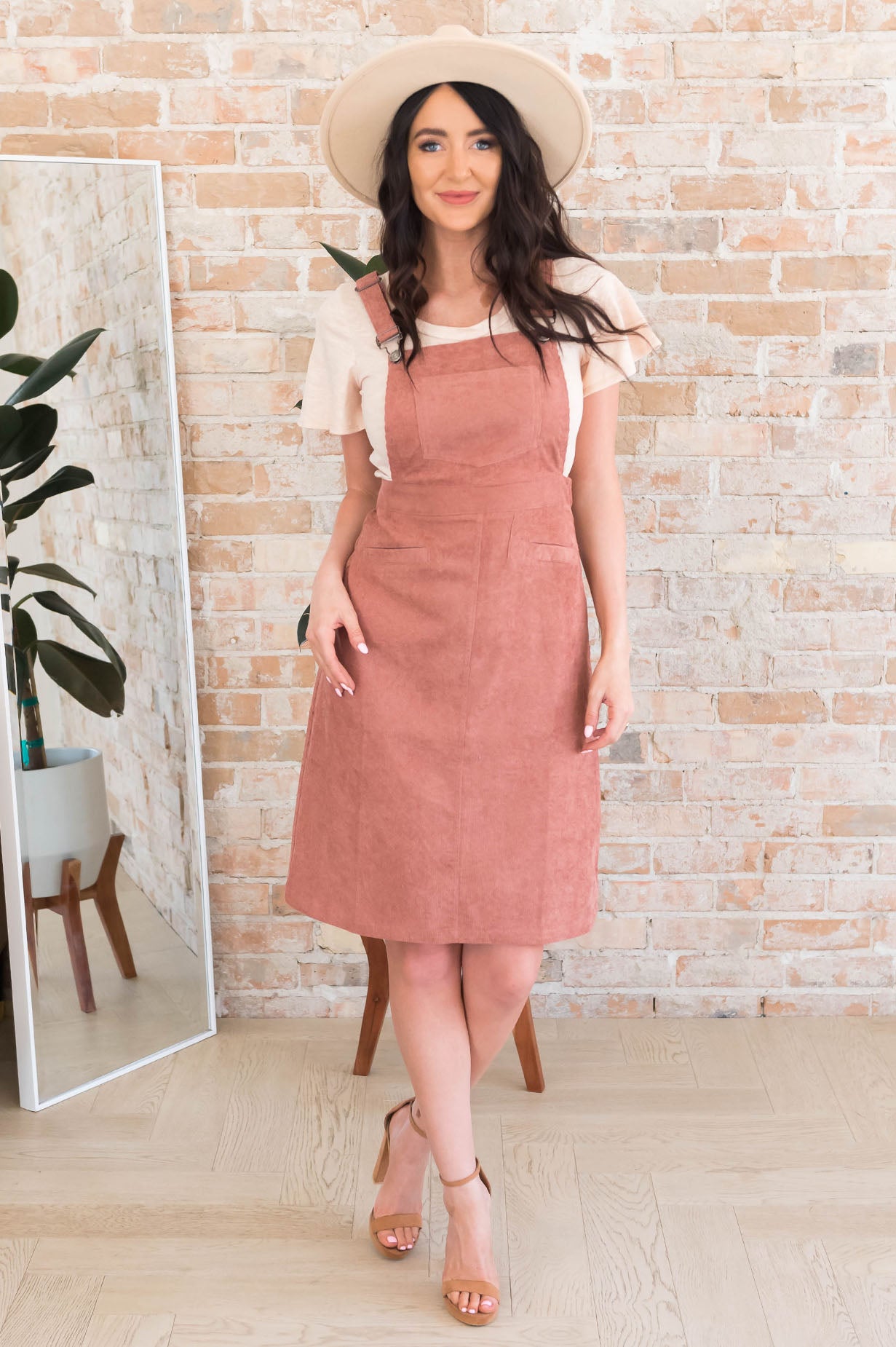 The Evie Modest Overall Dress