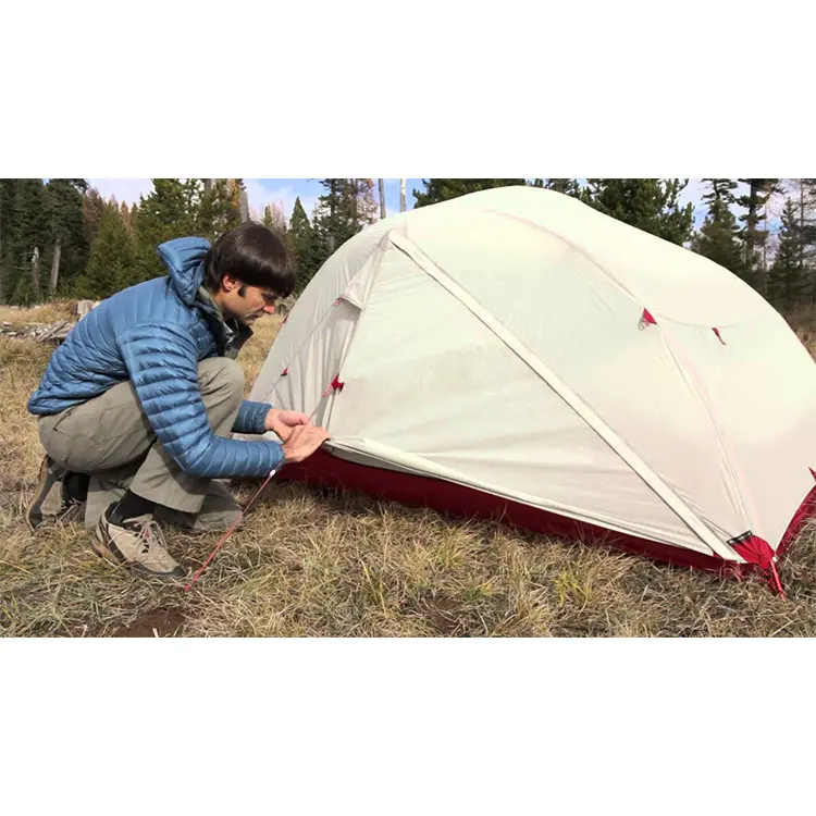 YumuQ 2 3 4 Person 4 Season Lightweight Full automatic Camping Ultralight Double Backpacking Winter Tent