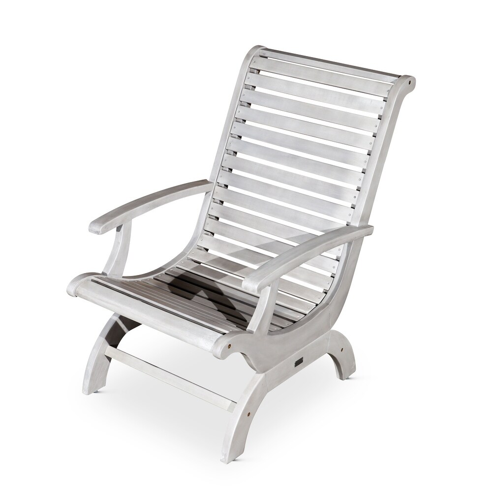 DTY Outdoor Living Aspen Eucalyptus Plantation Chair