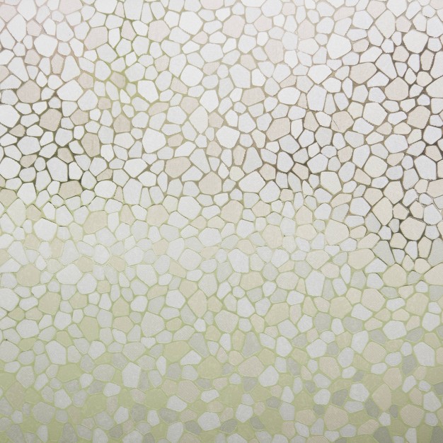 Wallpops Pebbles Door Privacy Film Light Tan