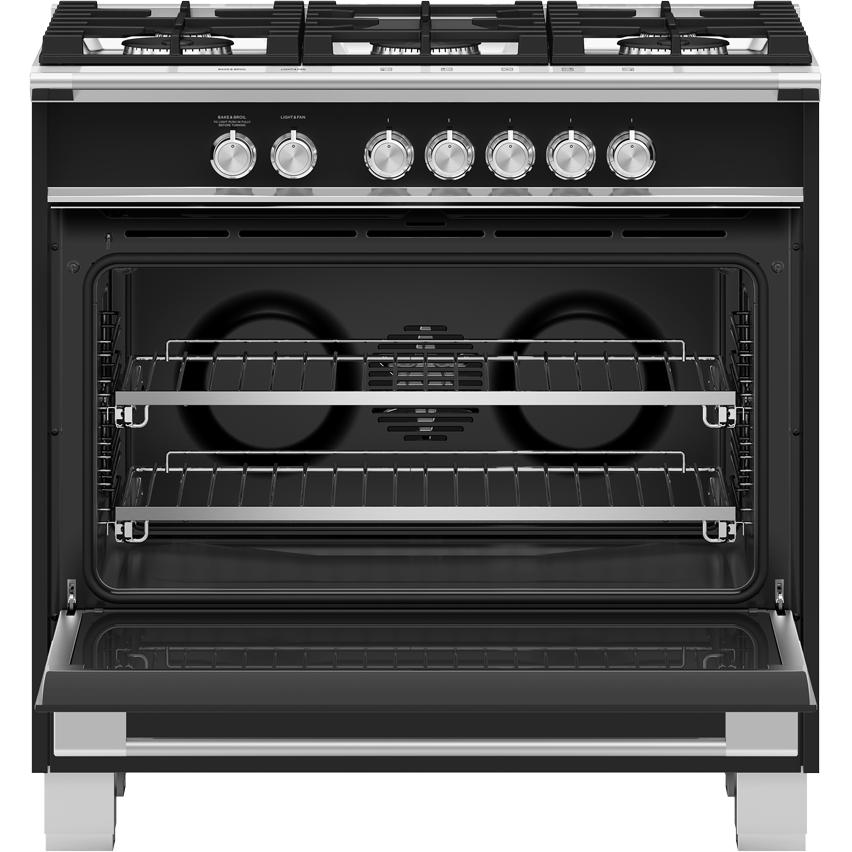 Fisher & Paykel 36-inch Freestanding Gas Range with AeroTech? Technology OR36SCG4B1