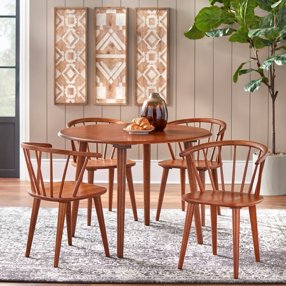 Porch   Den Corcoran Round Dining Table