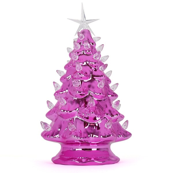 Pink Pearl Ceramic Christmas Tree