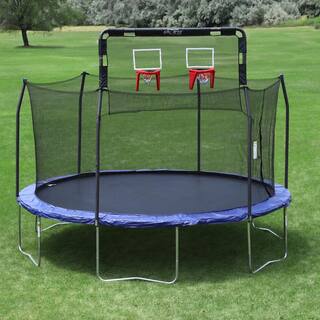 Skywalker Trampolines 15 ft. Trampoline Double Basketball Hoop Accessory SWBB1500
