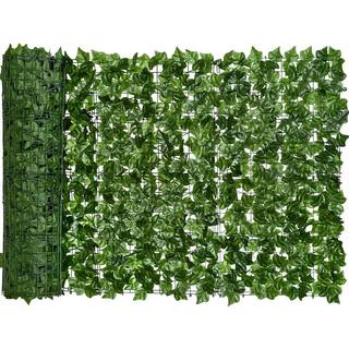 118 in. x 39.4 in. Faux Ivy Privacy Fence Wall Screen Faux Hedge Fence and Faux Ivy Vine Leaf Decoration B07TYLL6RP