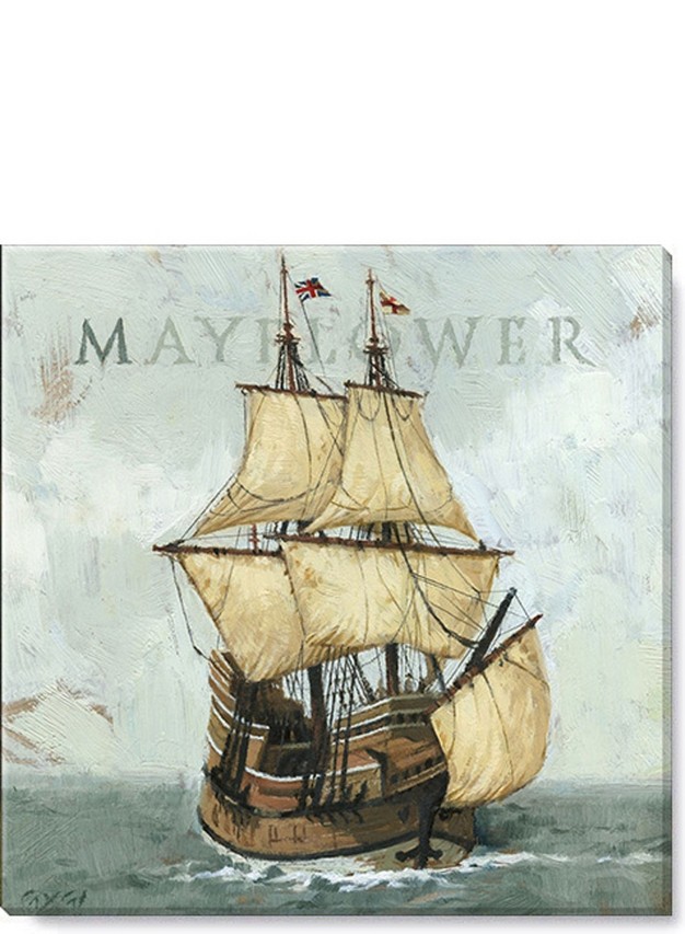 Sullivans Darren Gygi Mayflower Canvas Museum Quality Giclee Print Gallery Wrapped Handcrafted In Usa