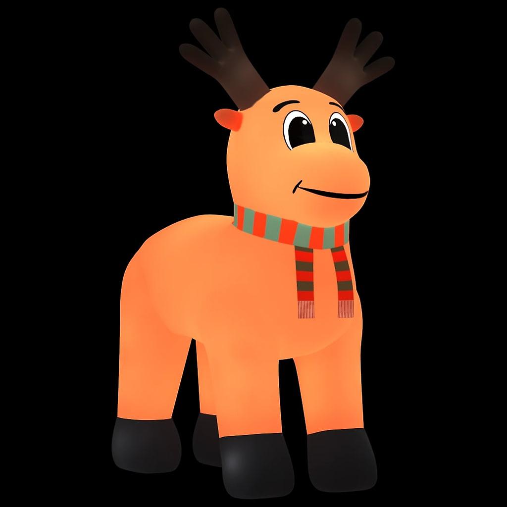 Vidaxl Christmas Inflatable Reindeer With Leds 157.5