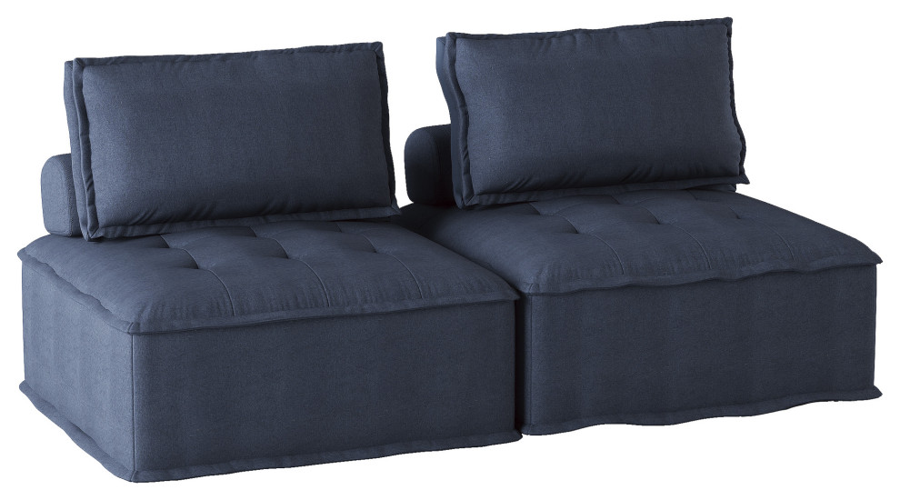 Denizen Modular Sectional Collection   Transitional   Loveseats   by Lexicon Home  Houzz