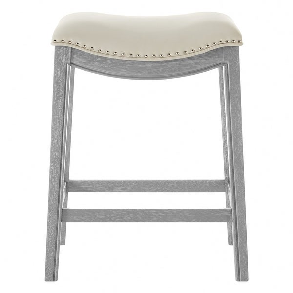 Grover Faux Leather Upholstered Counter Stool