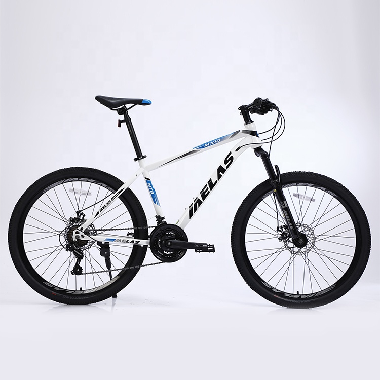 Cheap price carbon steel 24 26 27.5 29 inch mountain bike 21 speed stock adult cycles with double disc brake for men and women