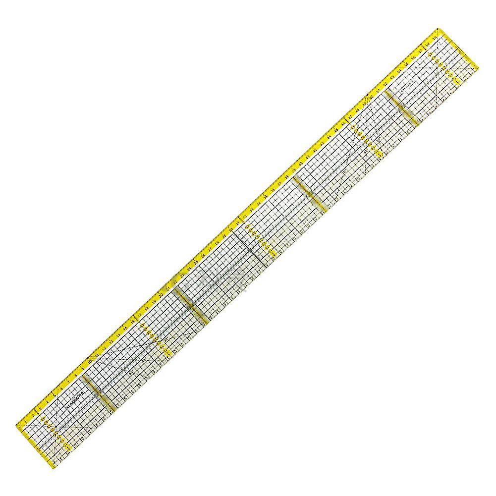 Quilting Ruler Acrylic Quilters Ruler With Double Colored Grid Lines For Easy Precision Cutting For