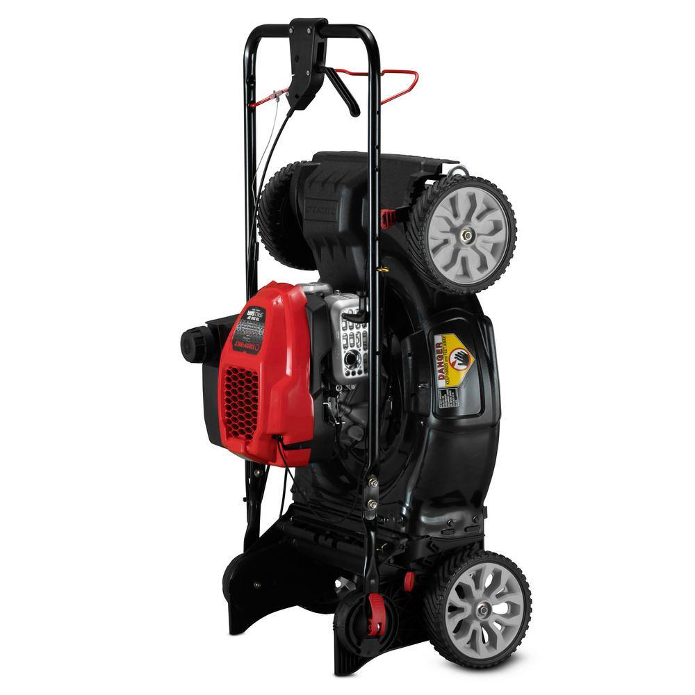 Troy-Bilt XP 21 in. 149 cc Vertical Storage Series Engine 3-in-1 Gas FWD Self Propelled Lawn Mower TB260 XP Space Saver