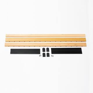 Vista Rail Vista 36 in. x 6 ft. Traditional Cedar Level Rail Kit with Round Aluminum Ballusters CRWRC6B26M