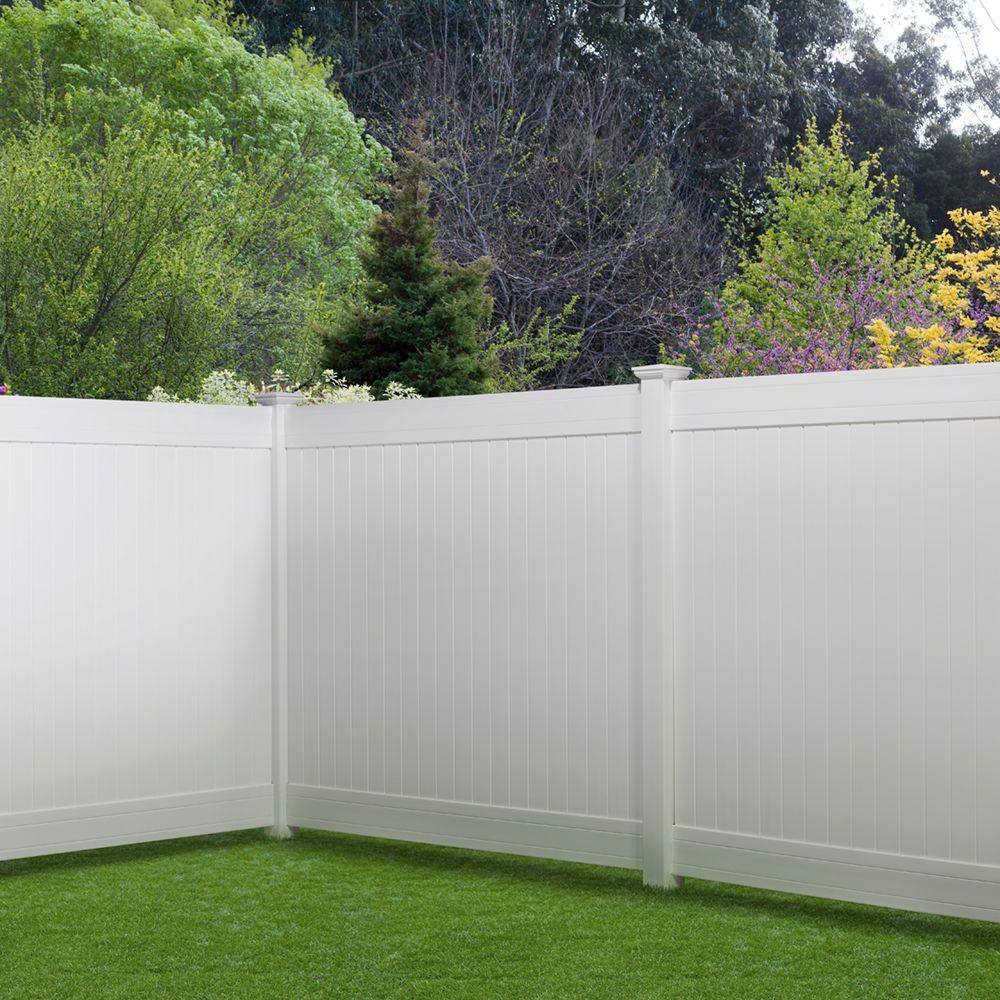 Veranda Dover 6 ft. H x 8 ft. W Vinyl Privacy Fence Panel Kit 141569