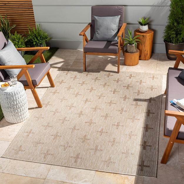 Mark amp Day Kiron Rectangle Woven Indoor And Outdoor Area Rugs Brown