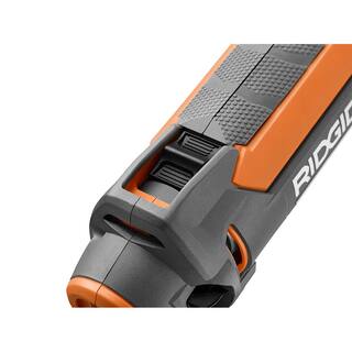 RIDGID 18V Cordless Drywall Cut-Out Tool Kit with Drywall Bits Collets Belt Hook 18V Lithium-Ion 2.0 Ah Battery and Charger R84730B-AC9302