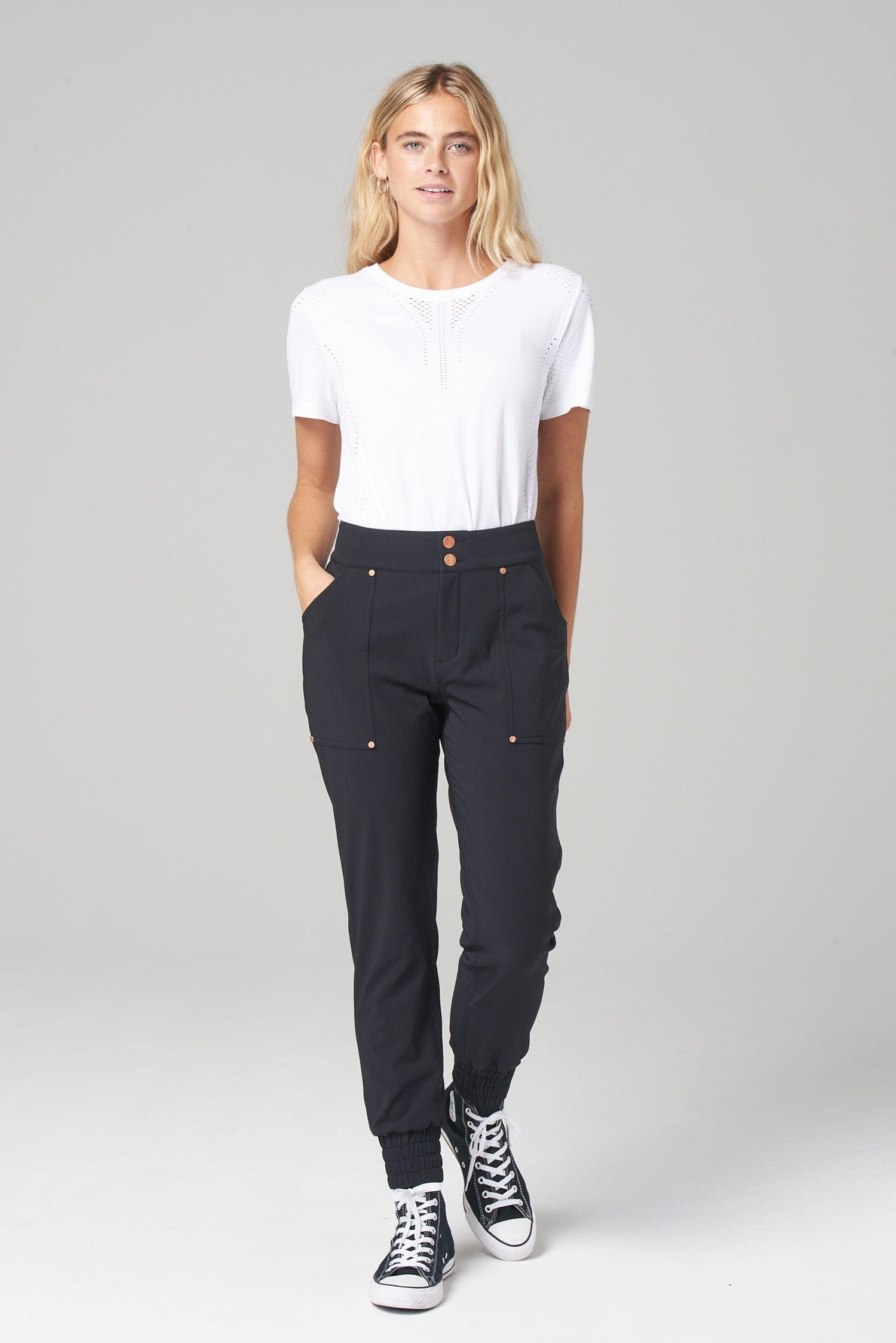 Thermal Casual Stroll Pants - Black