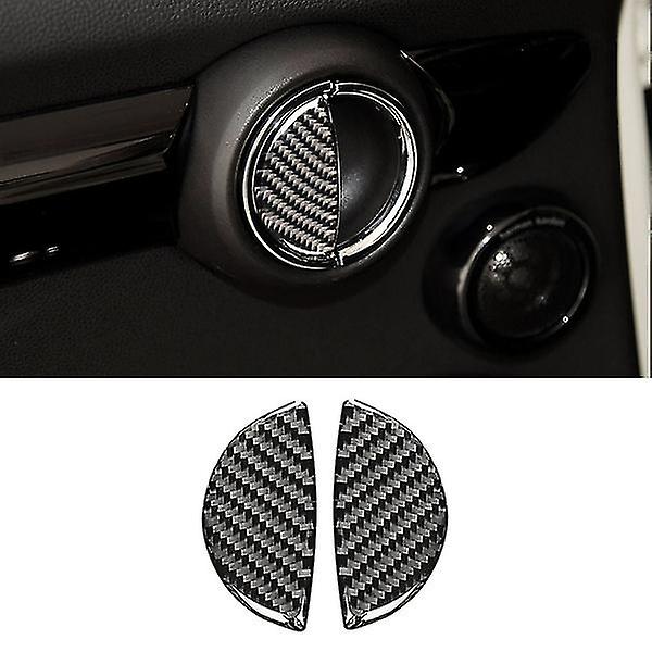 Carbon Fiber Car Interior Door Handle Stickers Decal Decor For Mini Cooper R55 R56 R60 Clubman Coun