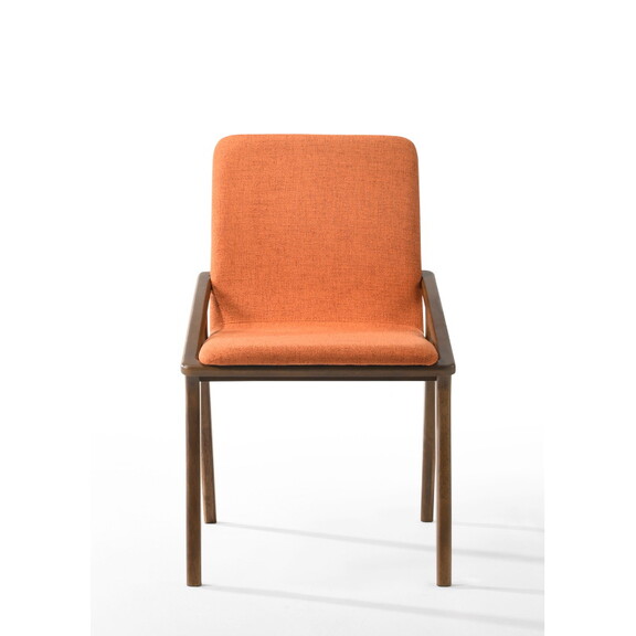 Modrest Zeppelin Modern Orange Dining Chair (Set o...