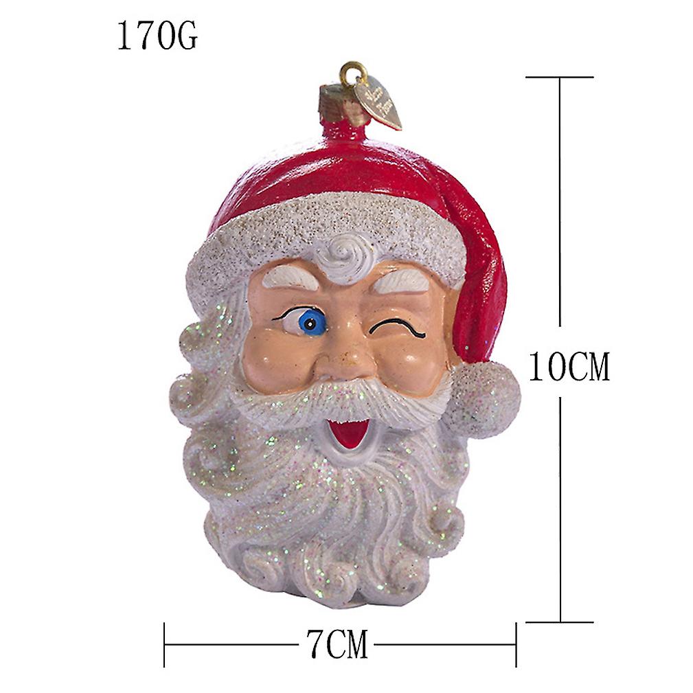 Santa Claus Figurine Sculpture Statue For Home Desktop Decoration Handicraft Bookshelf Ornaments