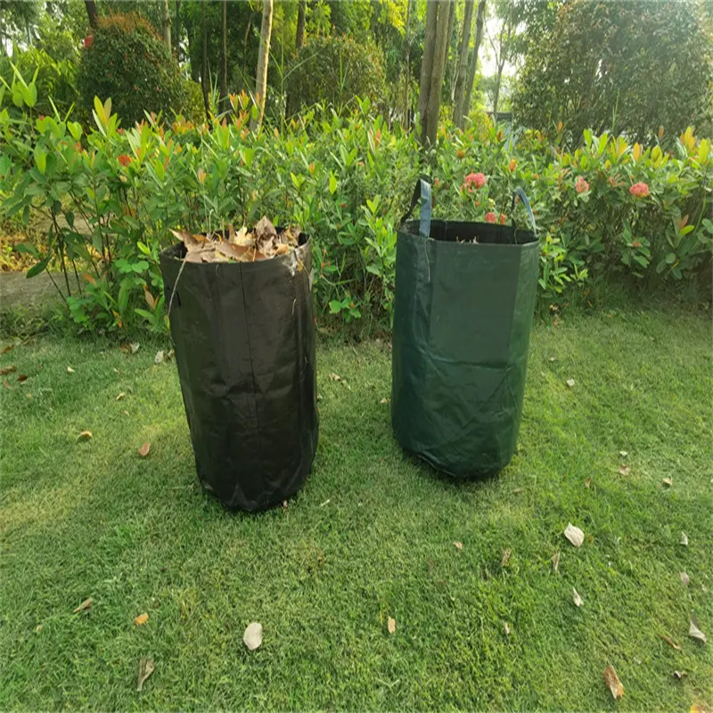 Outside Leaf Trash Bags  Reusable Collapsible Waterproof Recycle Garden Waste Leaf Bag