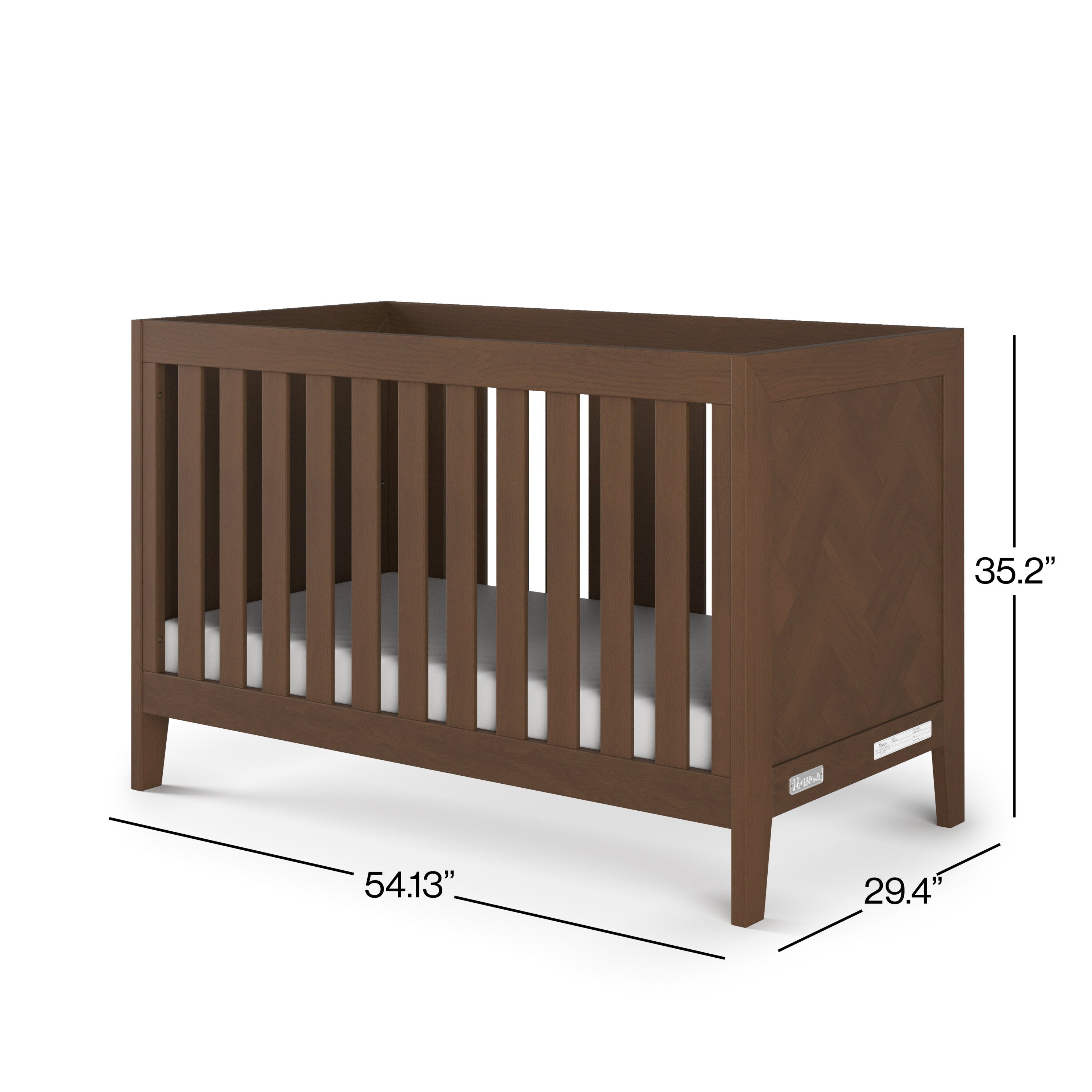 Child Craft 3-in-1 Baby Crib Kieran, Toasted Chestnut