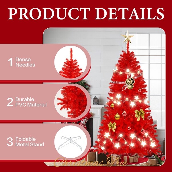 Artificial Christmas Trees With Foldable Metal Stand (6 / 7.5 / 9 ft.)