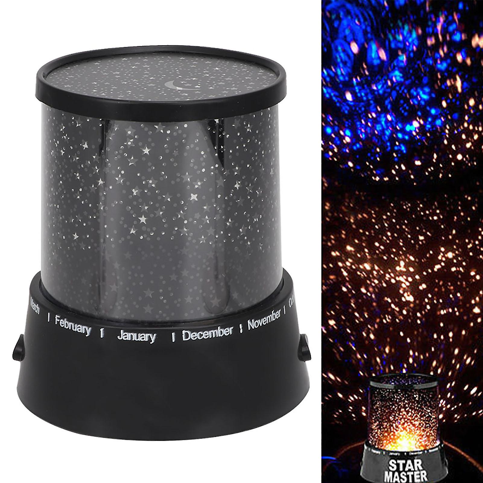 Plastic Sky Star Night Light LED Projection Decoration Lamp for Bedroom Christmas Gift