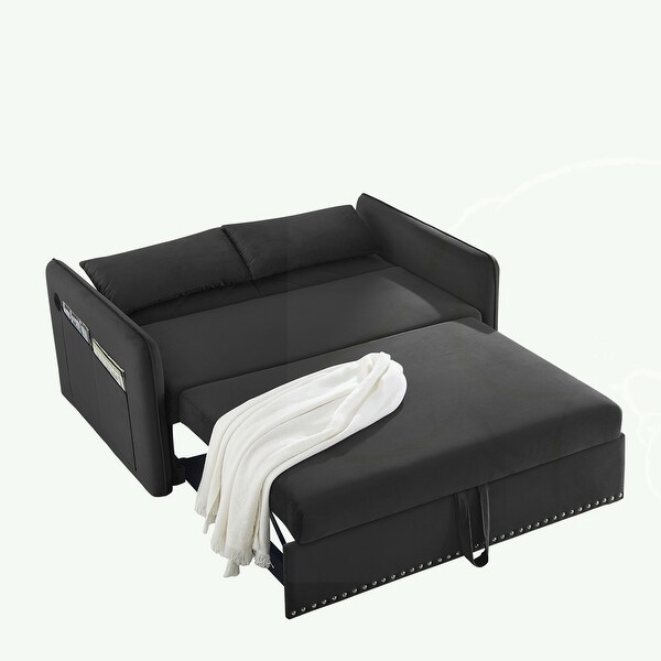 3-in-1 adjustable sleeper with pull-out bed