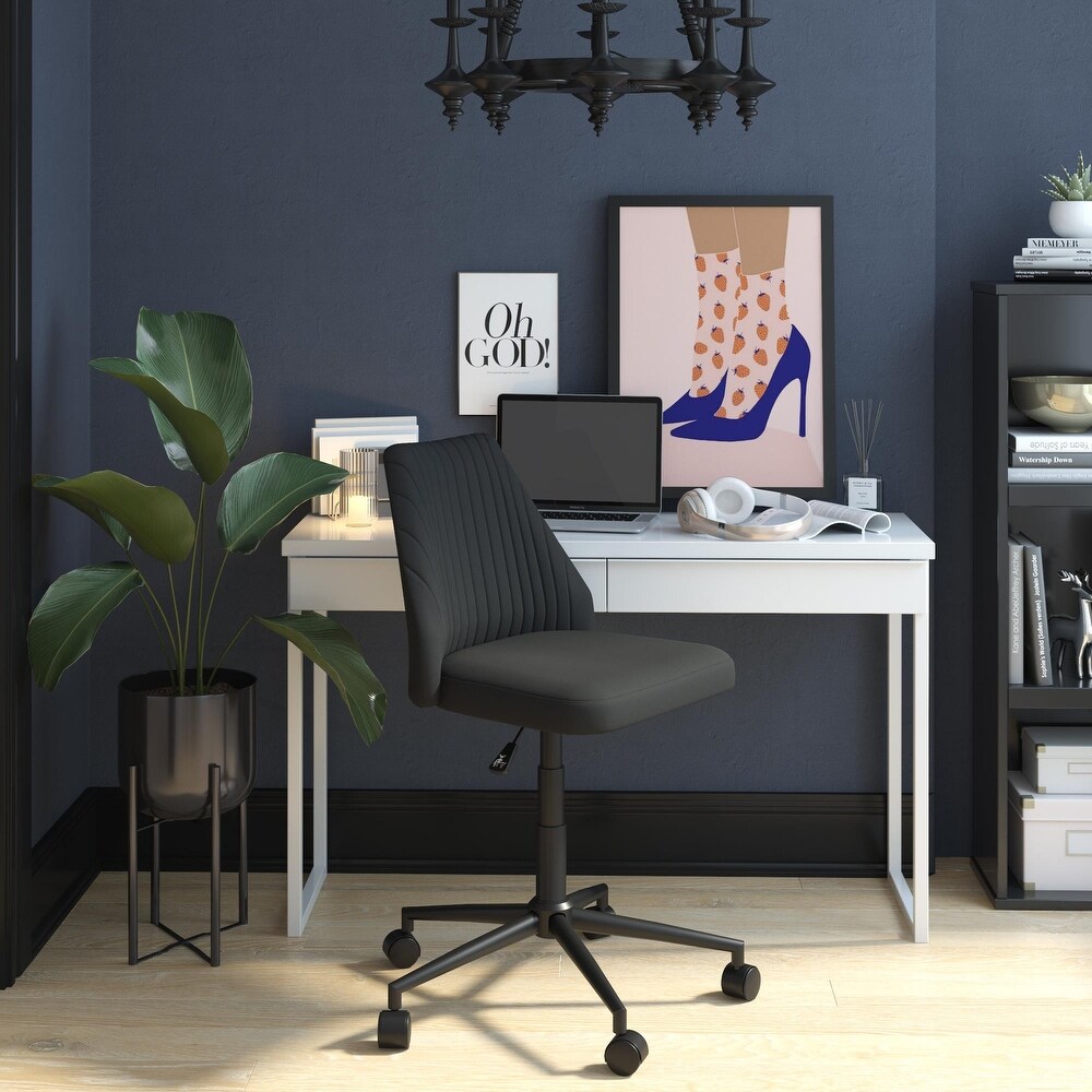 The Novogratz Brittany Office Chair with Casters