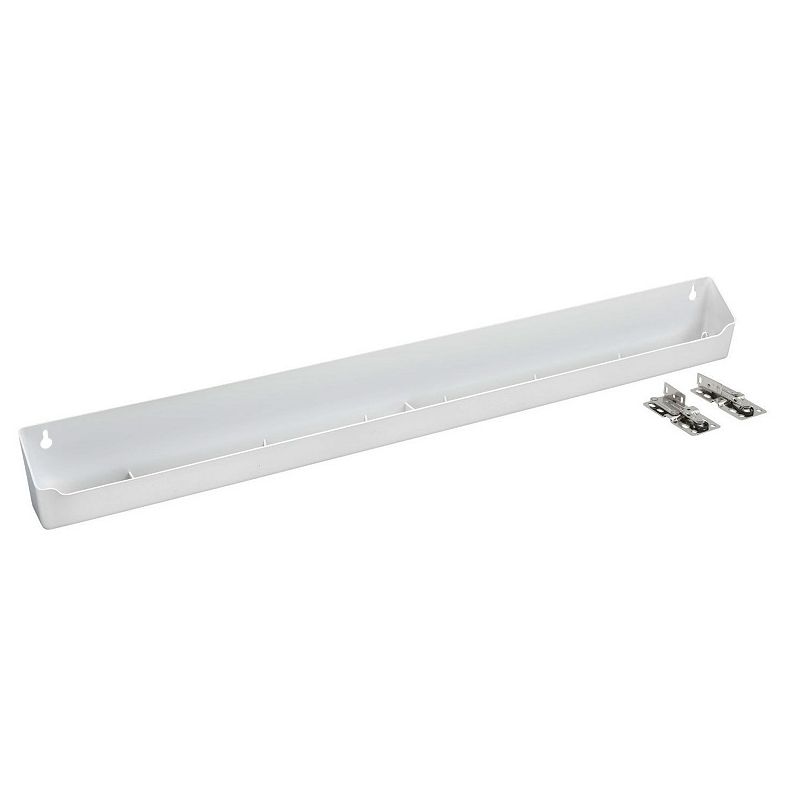 Rev-A-Shelf 30 Inch Kitchen Tip-Out Try Polymer， Plastic， White， LD-6591-30-11-1