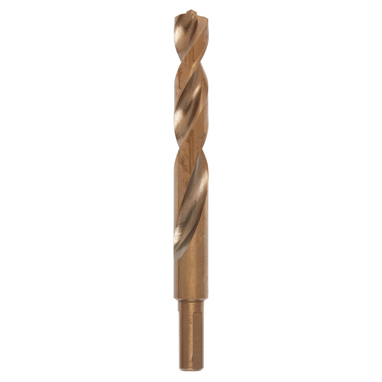 MW Red Helix 1/2 in. X 5.12 in. L Steel Thunderbolt Drill Bit 1 pc