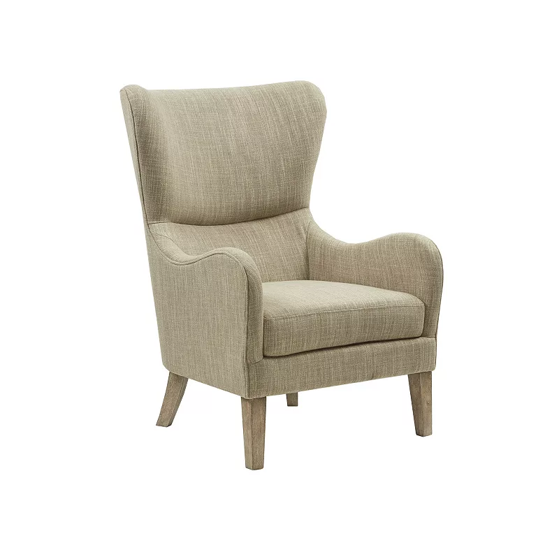 Madison Park Leda Swoop Wing Accent Chair