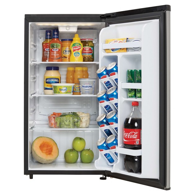 Danby Dar033a6bsldb 3 3 Cu Ft Compact Fridge In Stainless Steel