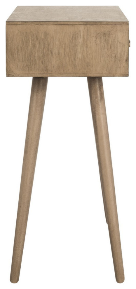 Neena 2 Drawer Console Chocolate   Midcentury   Console Tables   by V.S.D Furniture  Houzz