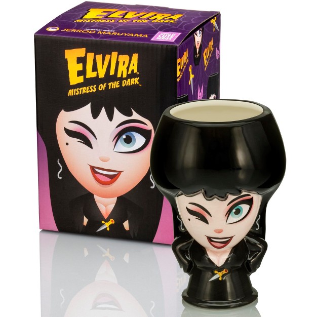 Beeline Creative Cupful Of Cute Mistress Of The Dark Elvira Ceramic Mug Holds 18 Ounces